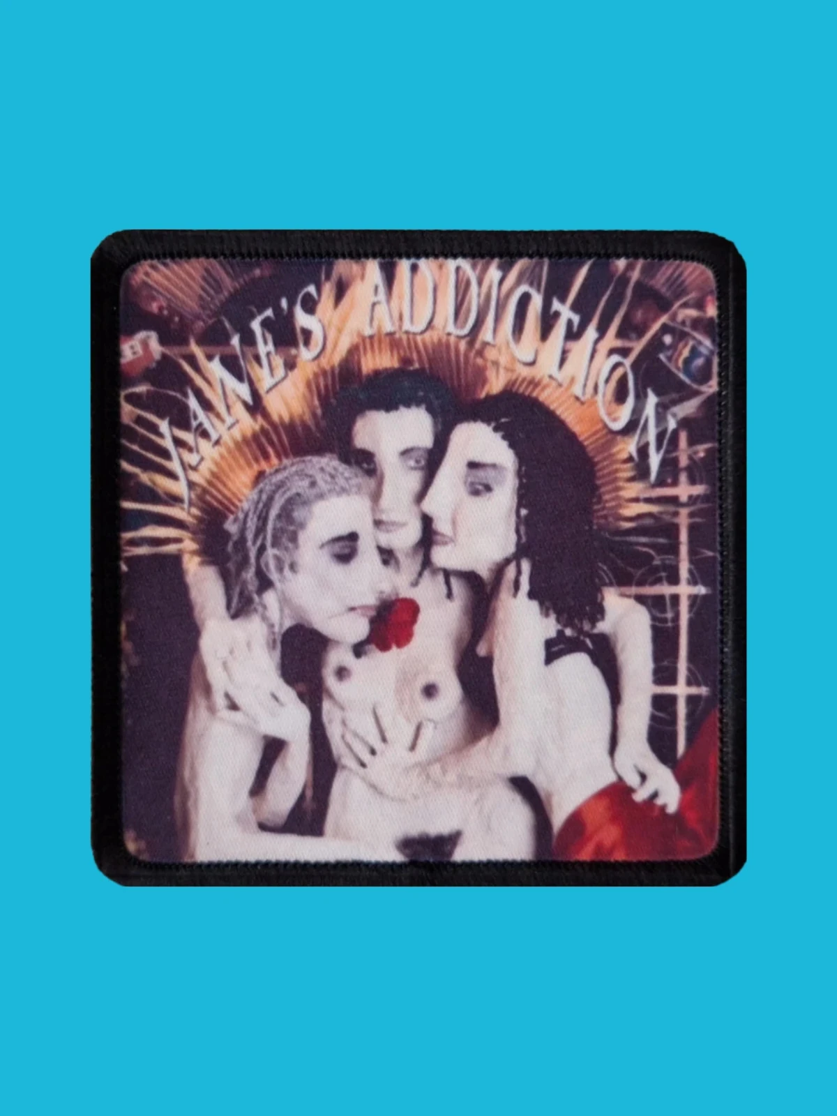 Patch Jane's Addiction - Velvet Trinity - Imprimé - Carré de 7,5 x 7,5 centimètres